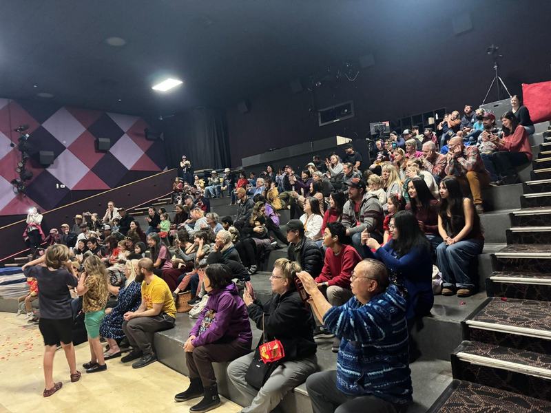 Audience at the film presentation